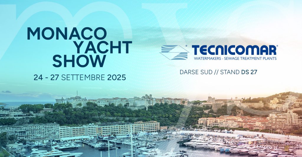 Tecnicomar sarà presente al Monaco Yacht Show 2025 dal 24 al 27 settembre.